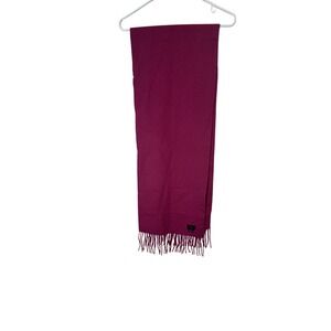 Alashan Scarf Womens Pink Merino Cashmere Blend Fringe‎ Winter Wrap Soft
